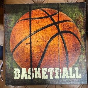 Basketball Canvas Wall Art